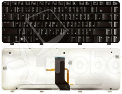 Клавиатура для ноутбука HP Pavilion DV3-2000 DV3-2100 черная с подсветкой
