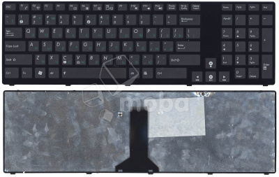 Клавиатура для ноутбука Asus K93 черная с рамкой