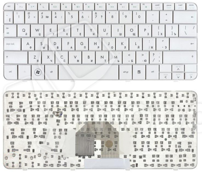 Клавиатура для ноутбука HP Pavilion DV2-1000 DV2-1100 DV2-1200 белая