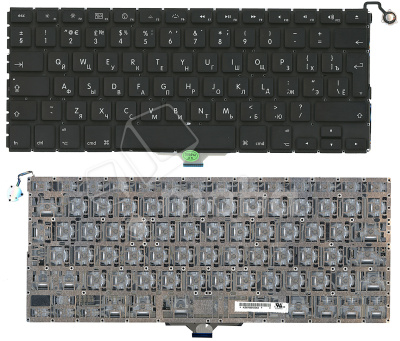 Клавиатура для ноутбука MacBook Air A1304 A1237 13.3 черная большой ENTER